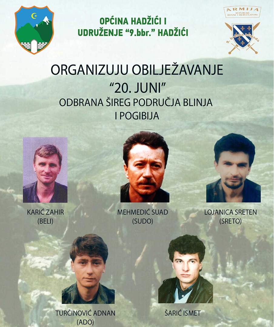 PLAKAT 20 JUNI_2025.jpg - Obilježavanje godišnjice bitke za Postolac–Blinje: Sjećanje na heroje Armije i MUP-a RBiH